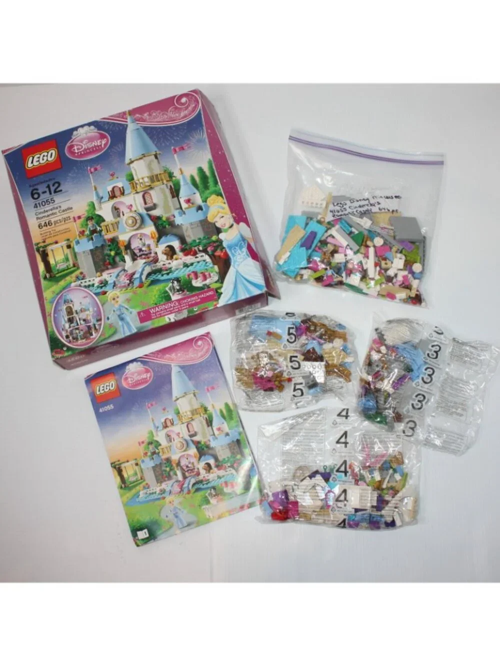 Lego Disney Princess Cinderella's Romantic Castle 41055 Complete + Instructions